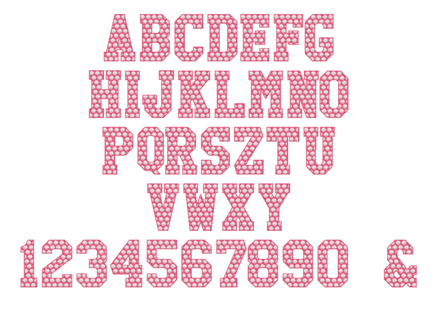 Polka Dot Minnie Mouse Font