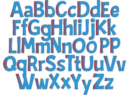 Iridescent Ombre Font Lucia