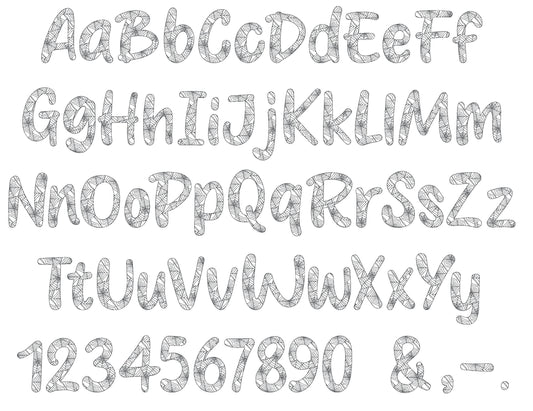 Spider Web Halloween Font