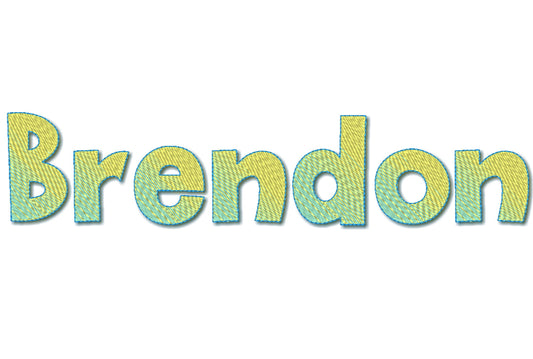 Iridescent Ombre Font Oliver