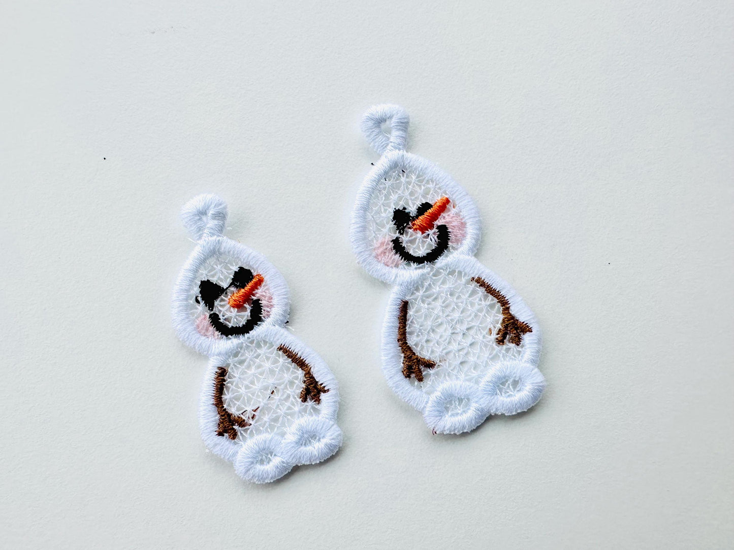 Little Snowman Charm Christmas Ornament