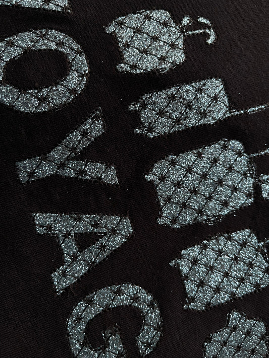 Brand Style Glitter HTV Vinyl Font