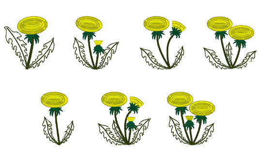 Mini Dandelion Set of 7