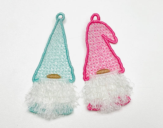 Fringed Christmas Ornament Gnome