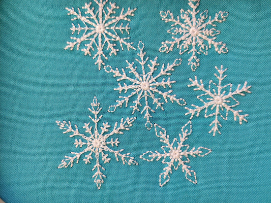 Light Stitch Snowflake Set of 6