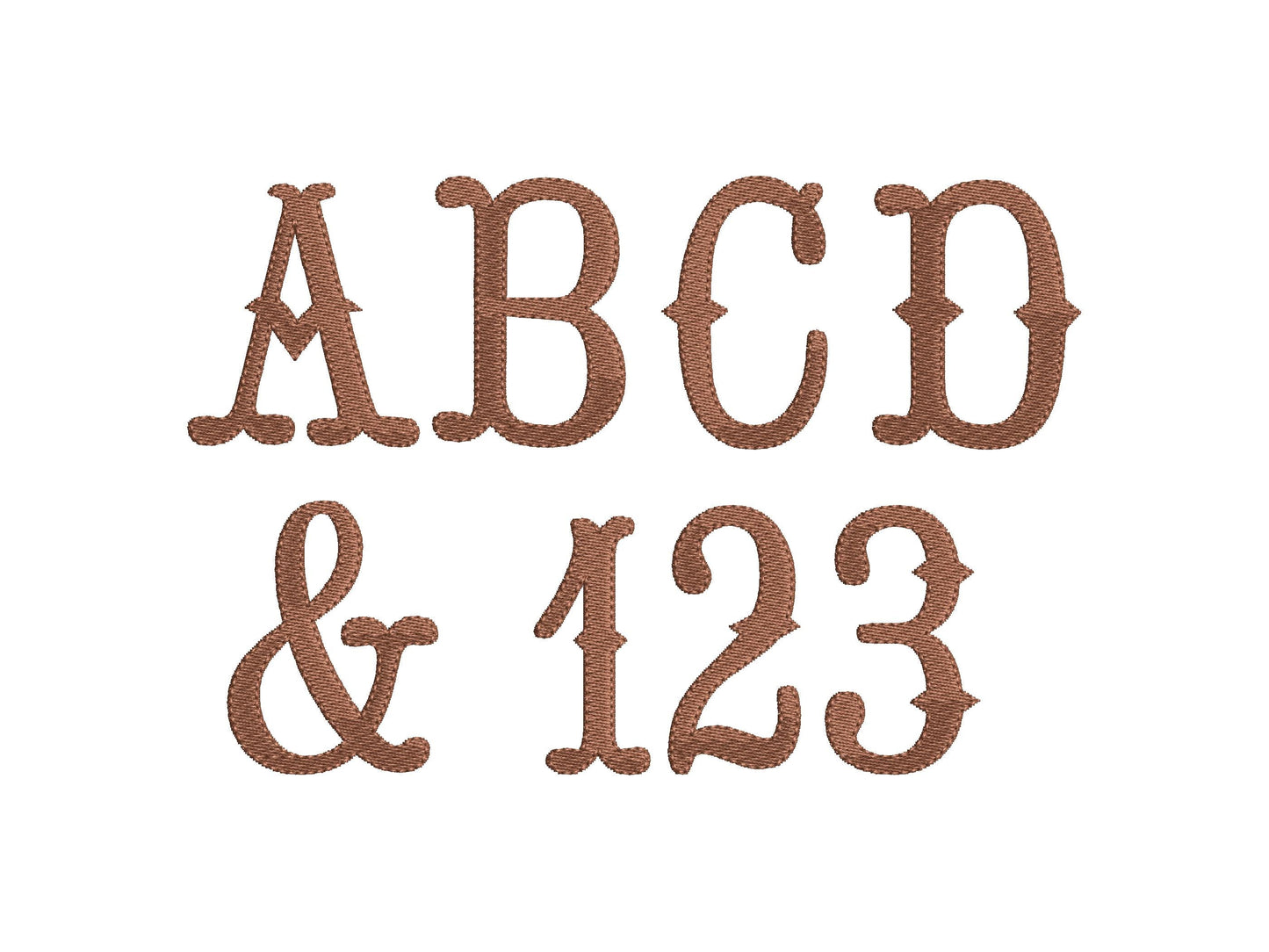 Fishtail Monogram Font