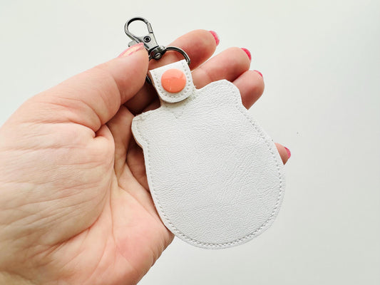 Fringed Horse and Horseshoe Keychain