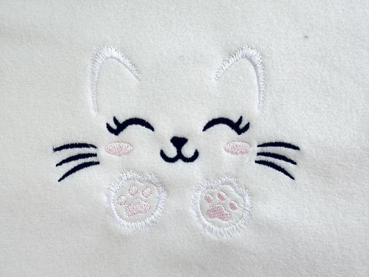 Adorable Kitty Face Fluffy Paws