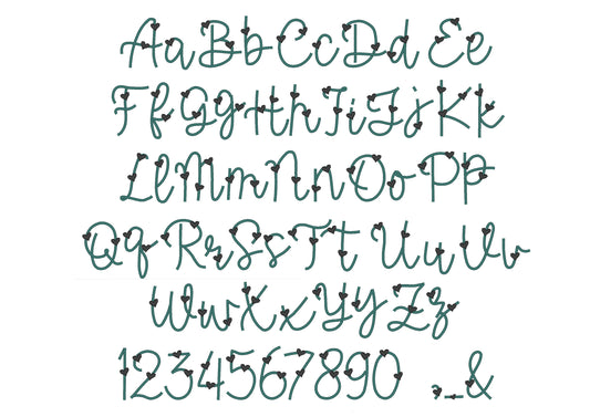 Tiny Heart Satin Font