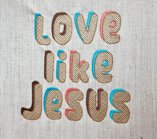 Glitter HTV Bubble Shadow Font