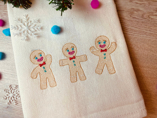 Christmas Gingerbread Man Trio
