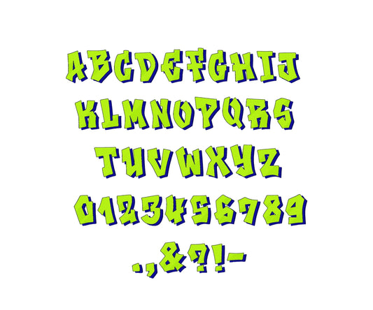Graffiti Street Art Shadow Font