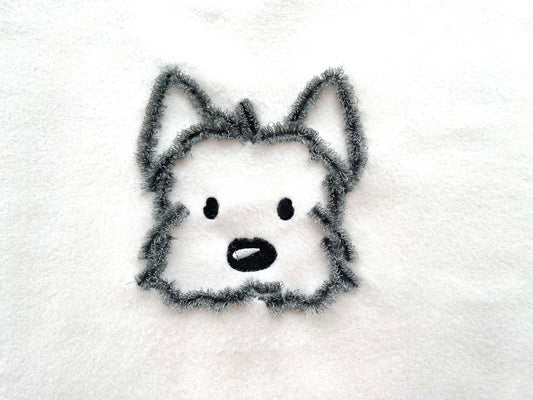 Fringed Dog Puppy Yorkie