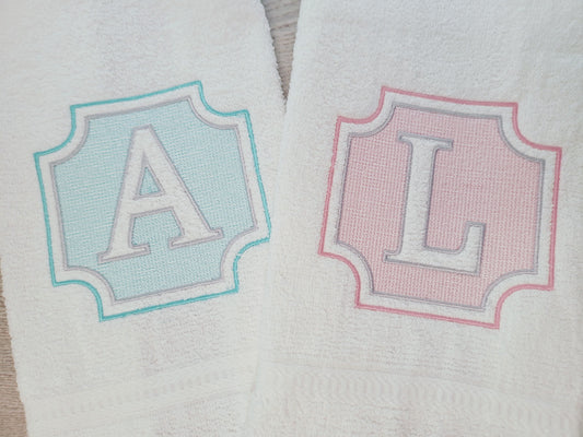 Embossed Towel Monogram