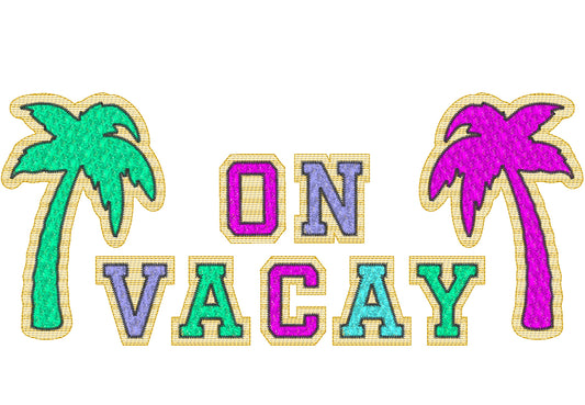 Mini Faux Chenille Glitter HTV Vinyl Font