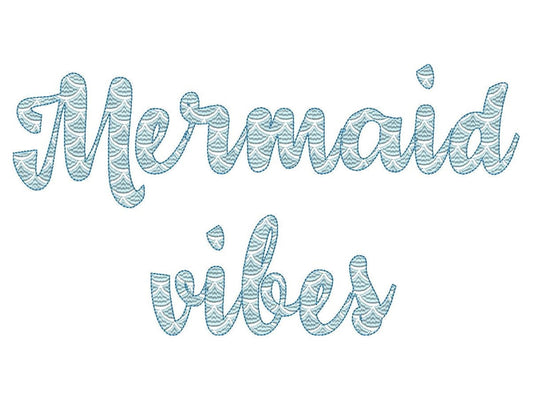 2-Color Mermaid Vibes Font