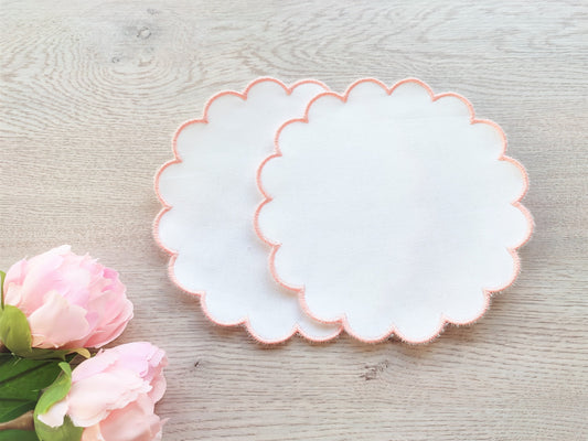 Napkin Doily Coaster Set of 8