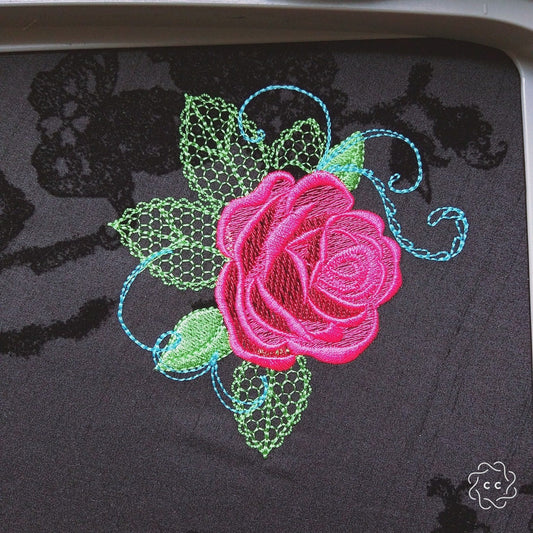 Urban Curl And Swirl Shadow Rose