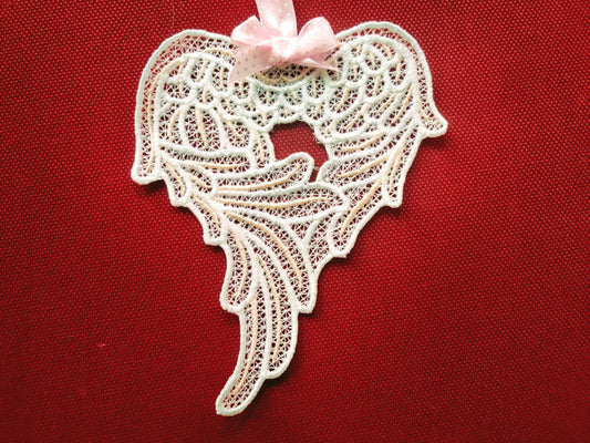 Angel Wings Christmas Ornament FSL
