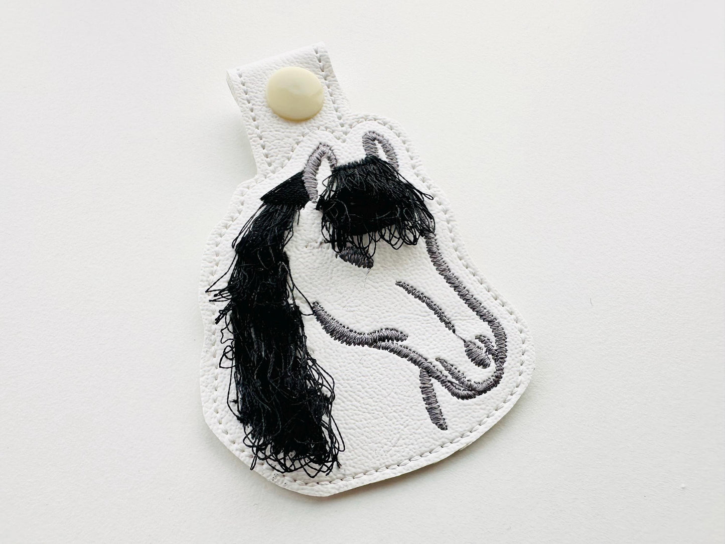 Horse Fringed Hair Keychain