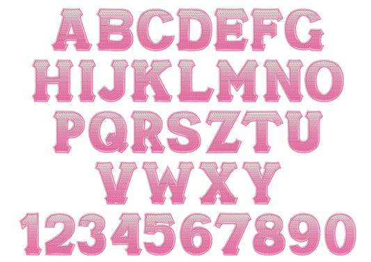 Iridescent Gradient Ombre Font