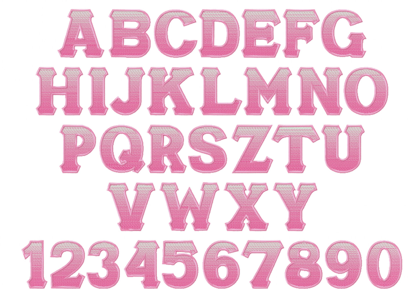 Iridescent Gradient Ombre Font