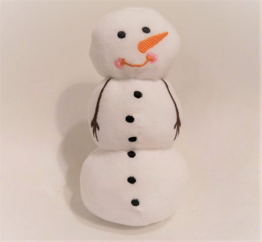 Snowman ITH embroidery snowman doll In The Hoop Machine Embroidery
