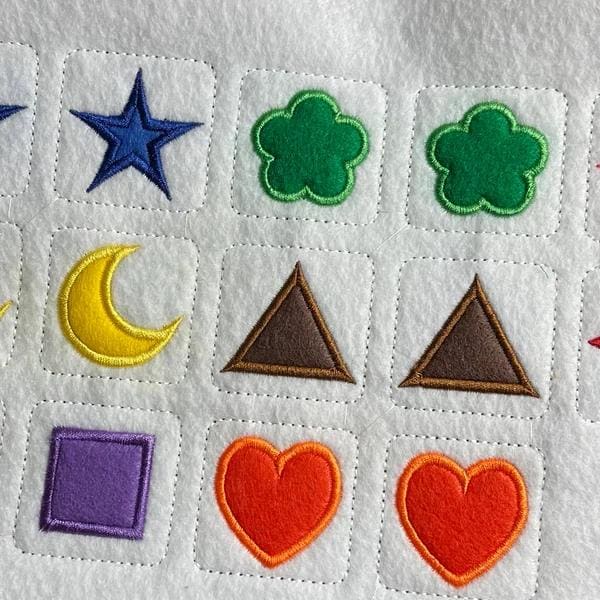 Memory Game Geometric Shapes