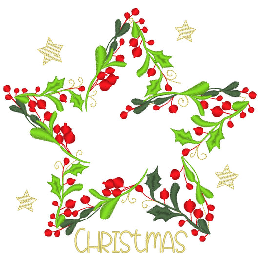 Christmas Star Wreath