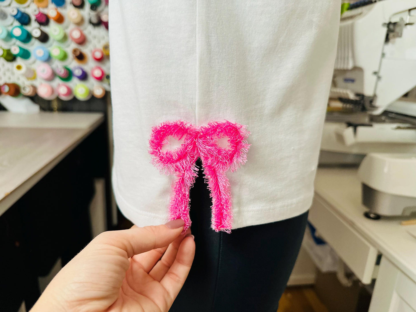 Girly Side Seam Bow
