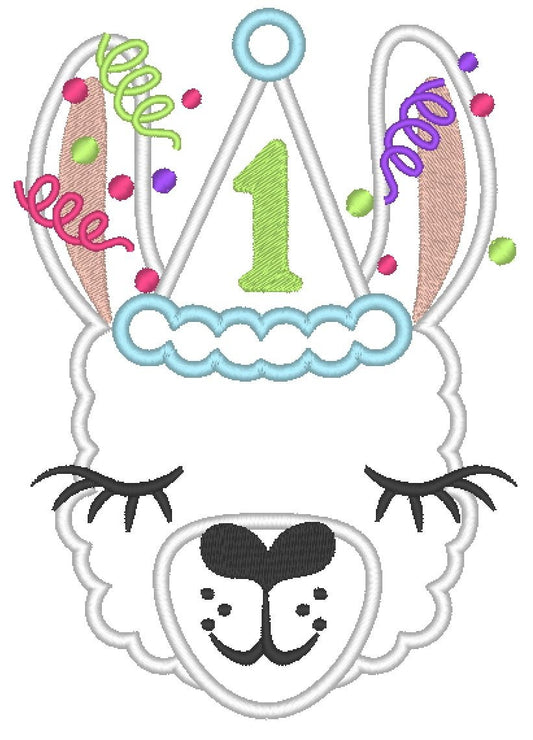 Llama Alpaca Birthday Hat Number Set