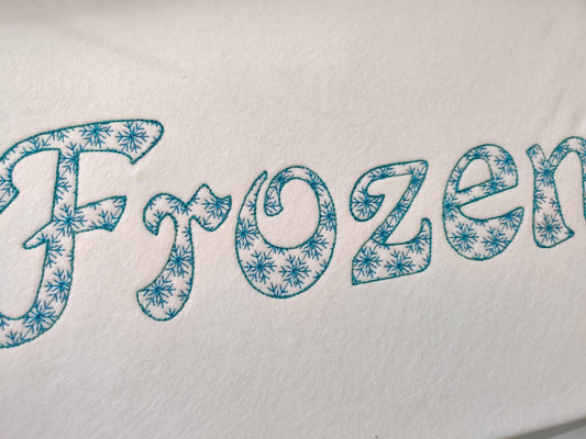 Frozen Snowflake Font