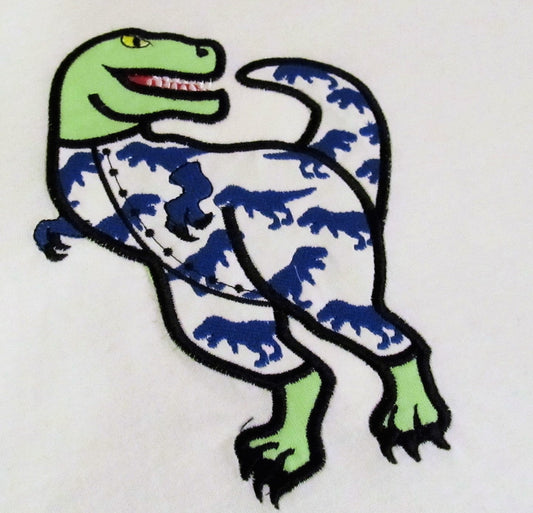 T-Rex Pajama Party Applique