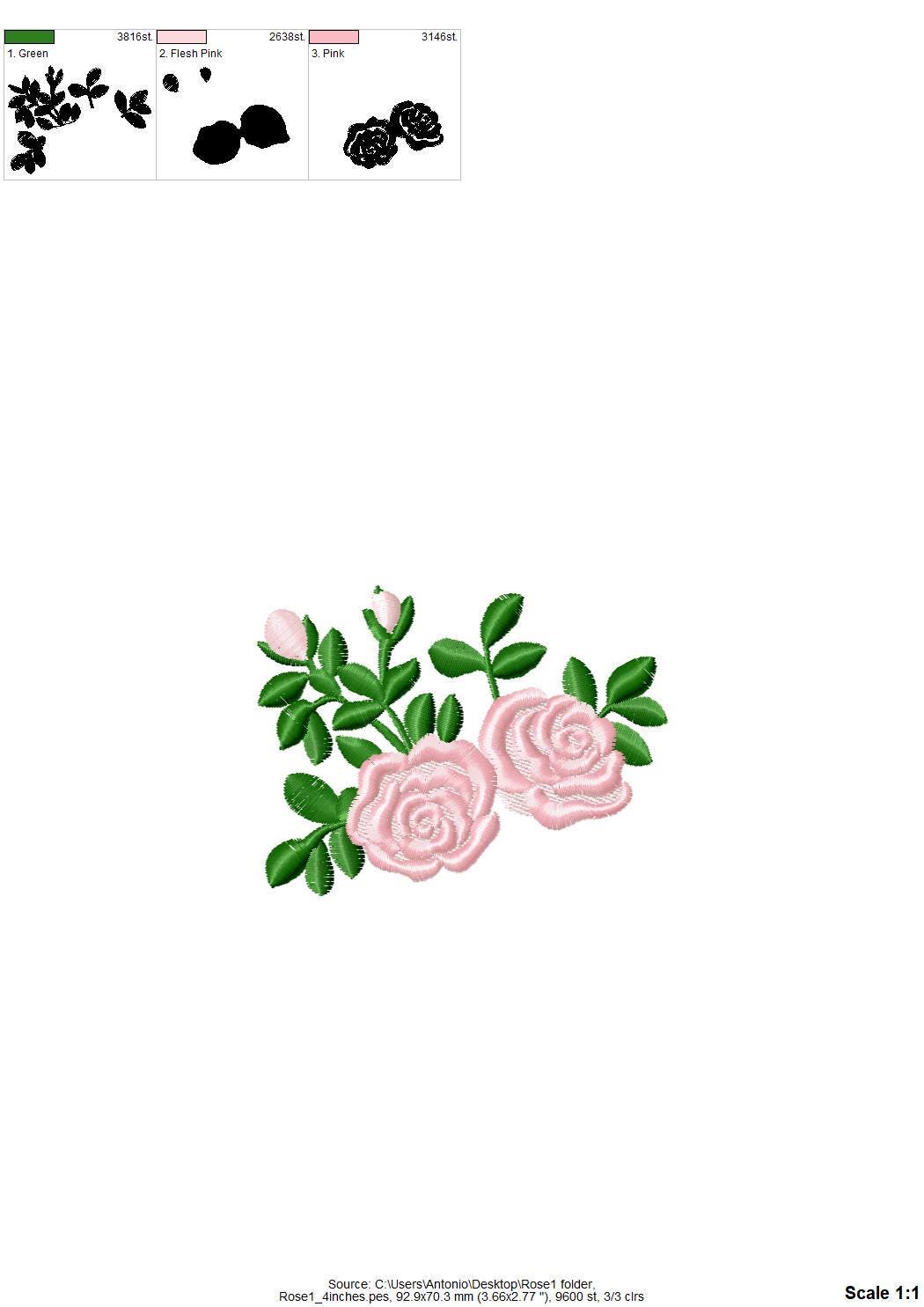 Accent Mini Rose Flower Bouquet