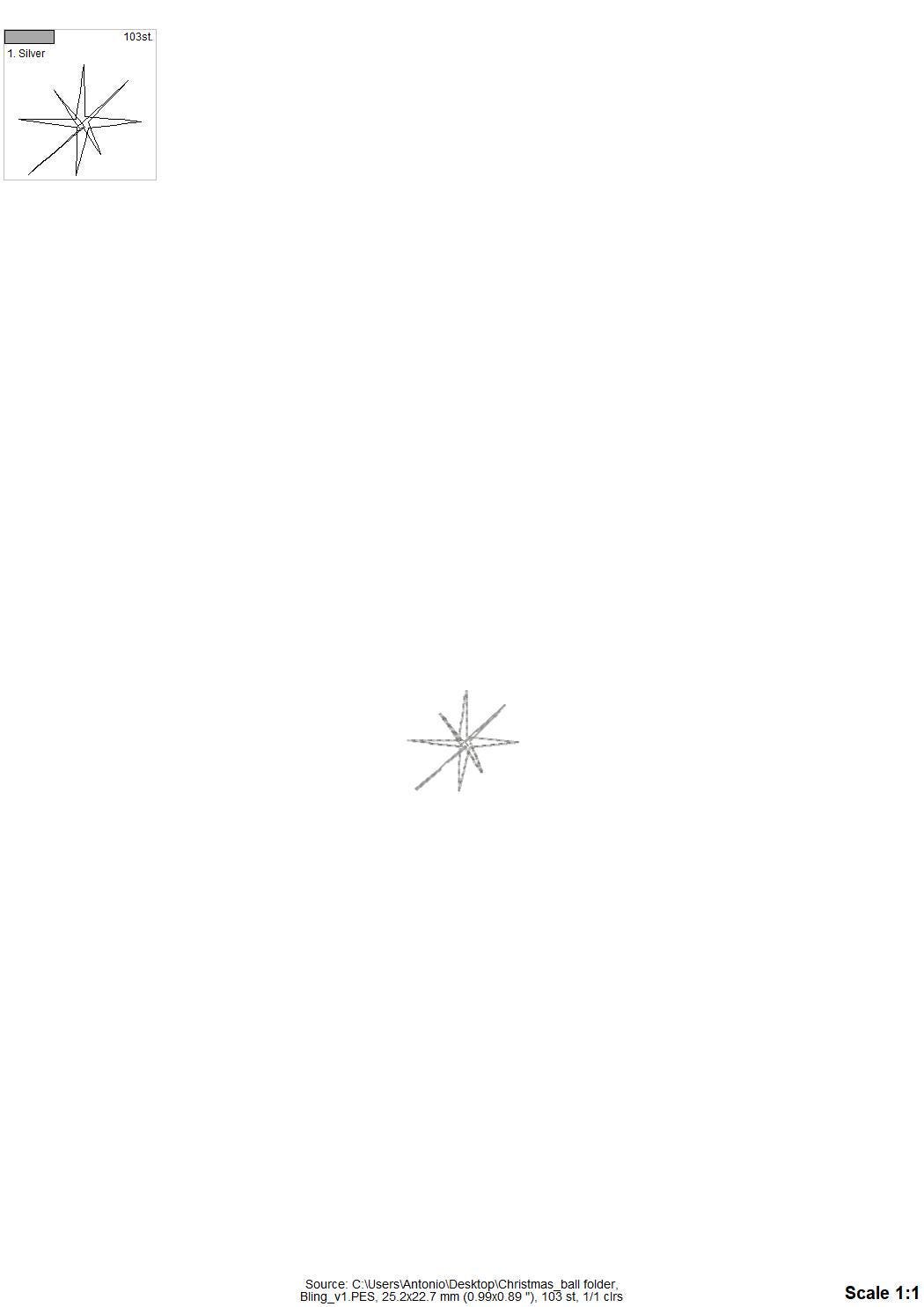 Christmas Ball Bow for monogram Applique machine embroidery designs