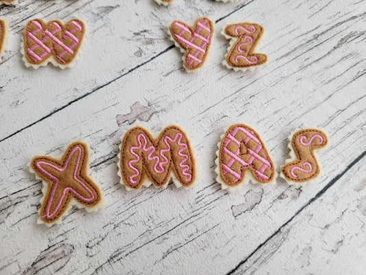 Gingerbread Man Cookie Font ITH