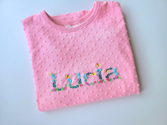 Fringed Rose Floral Font