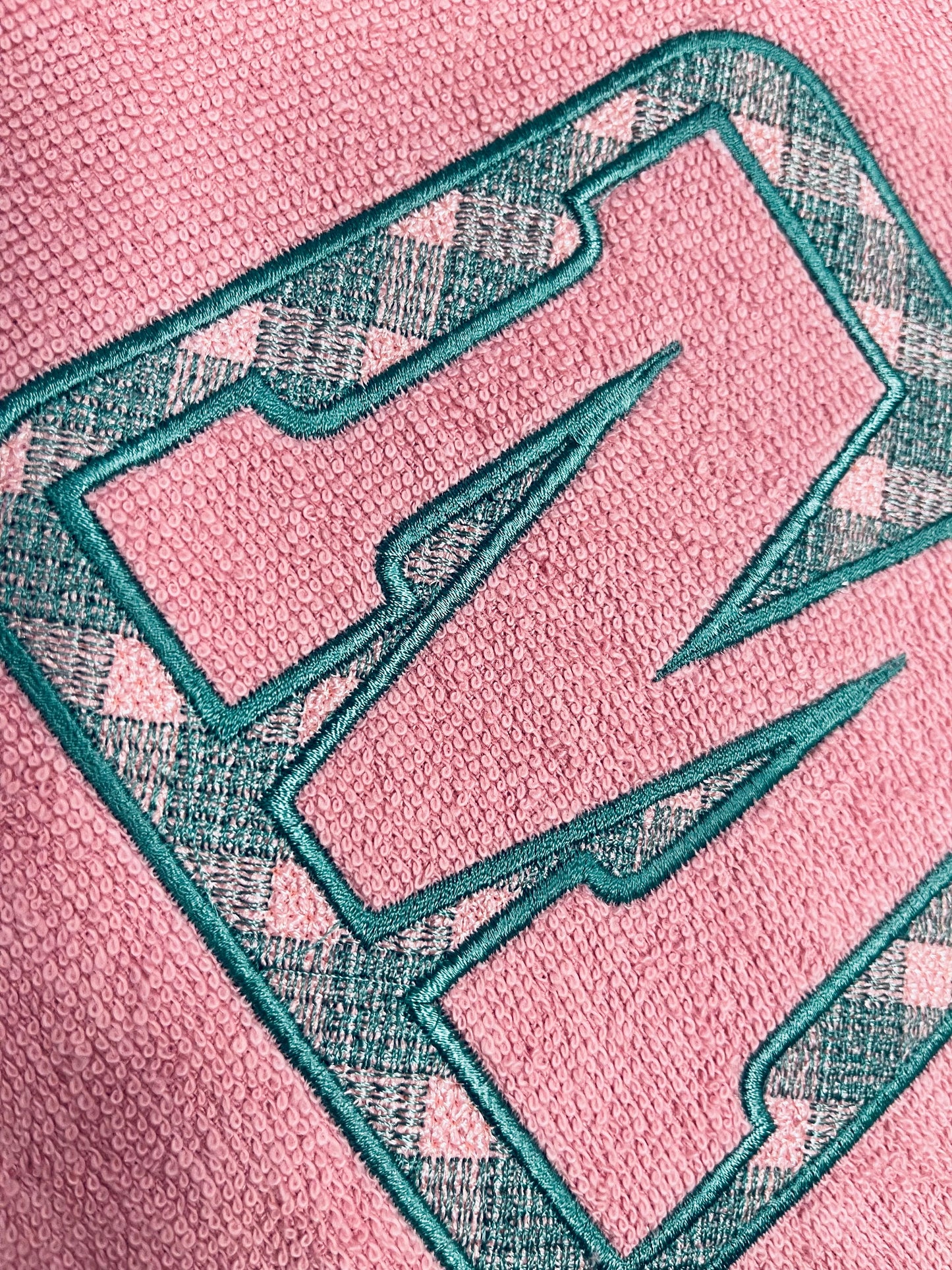 Embossed Terry Towel Monogram