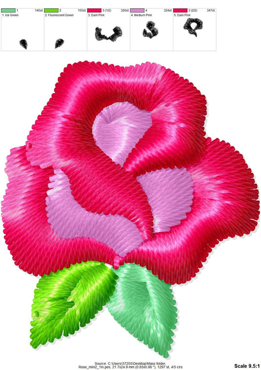 Accent Mini Rose Set of 3