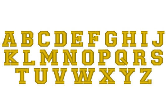 Collegiate Varsity Split Single Letter M