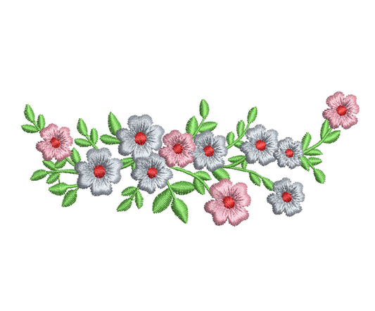 Mini Vine of Leaves And Flowers