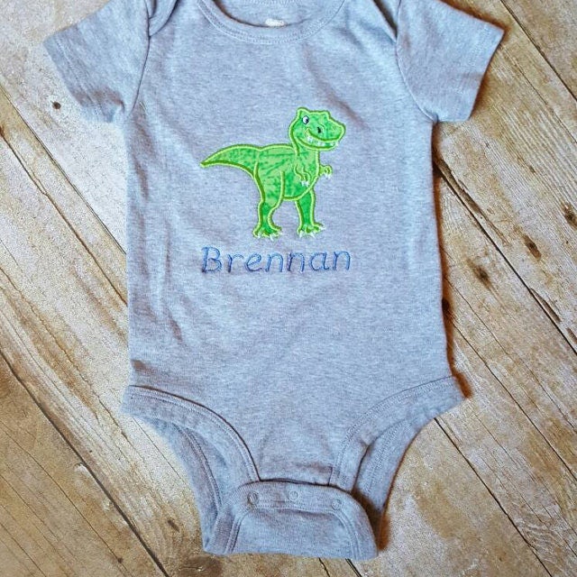 T-rex dinosaur machine embroidery and applique designs assorted sizes,