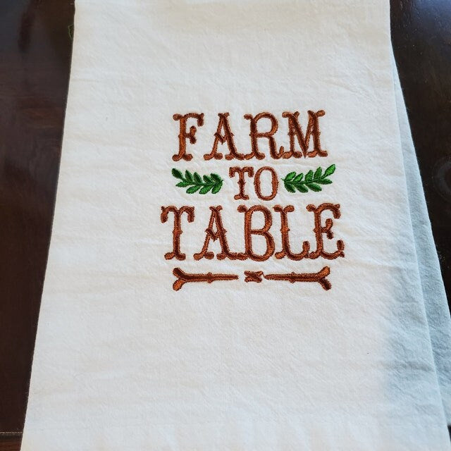 Farm Fresh Kitchen Dish Towel Set