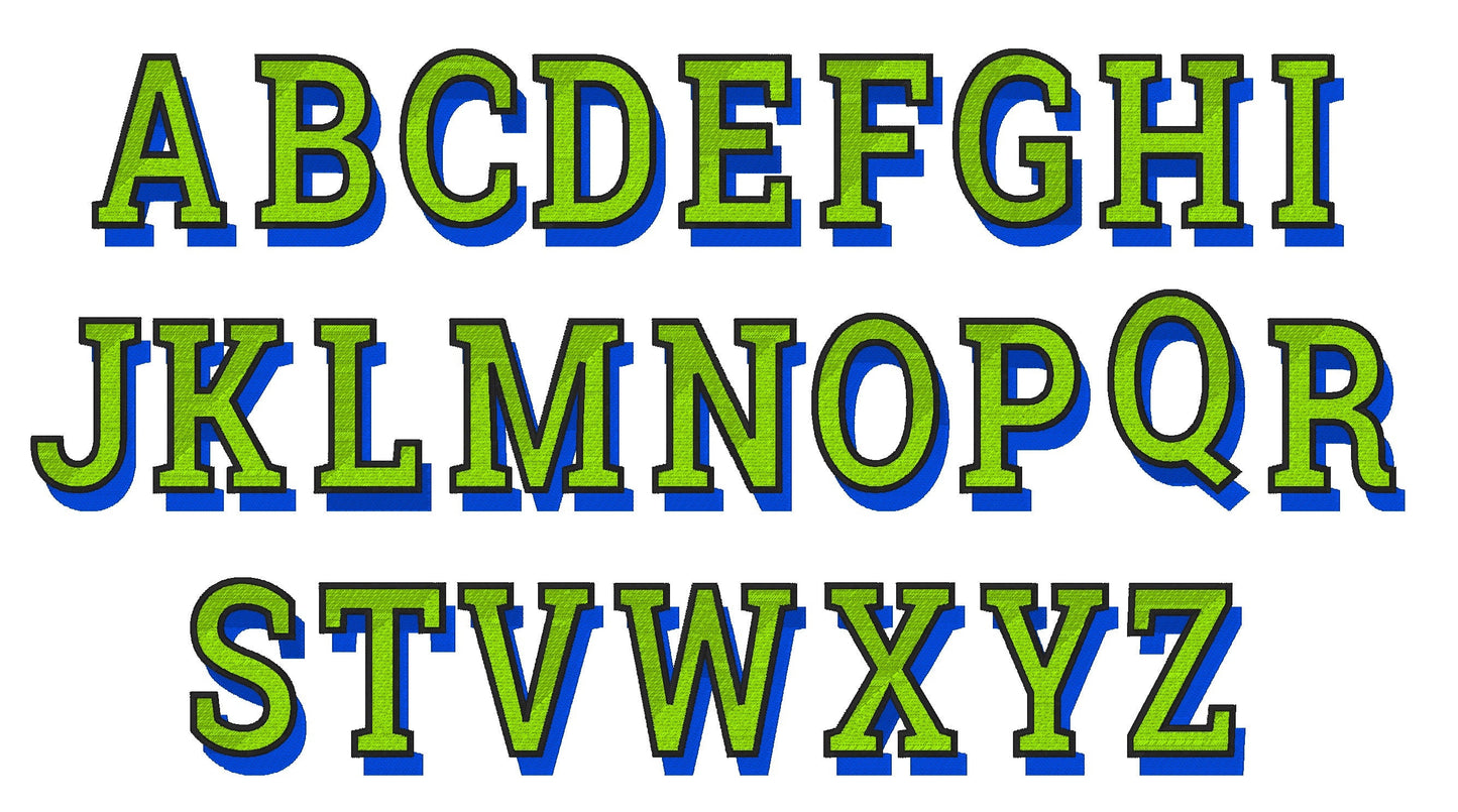 Summer Set Shadow Font And Monogram Frame