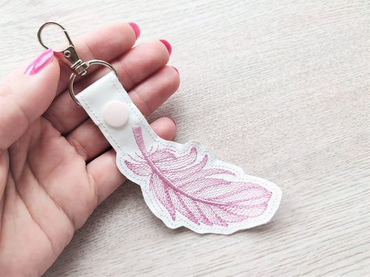 Feather Keychain ITH