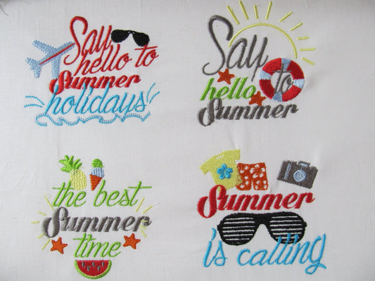 Summer cute quotes, summertime holiday sayings, bath towel summer