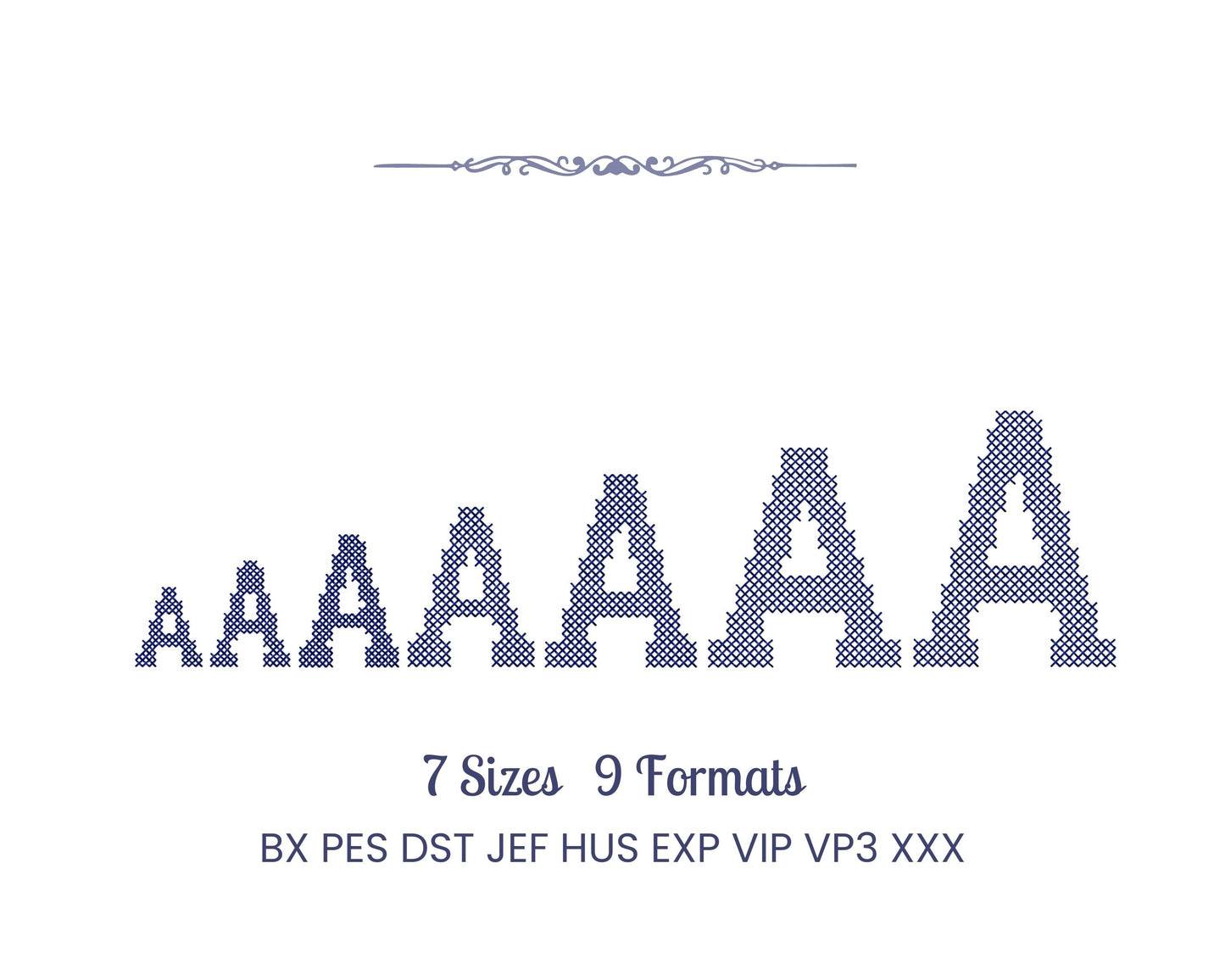 Cross stitch Font machine embroidery designs Christmas stocking