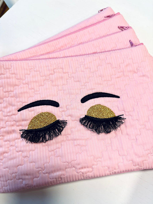 Glitter Shadows Fringed Eyelashes Doll Eyes