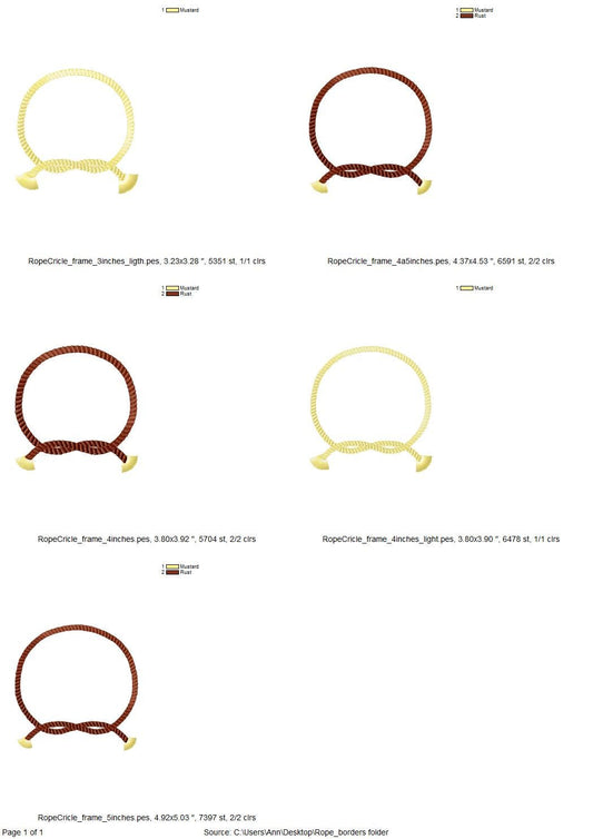 Baby Cowboy Lasso Rope Monogram Frame