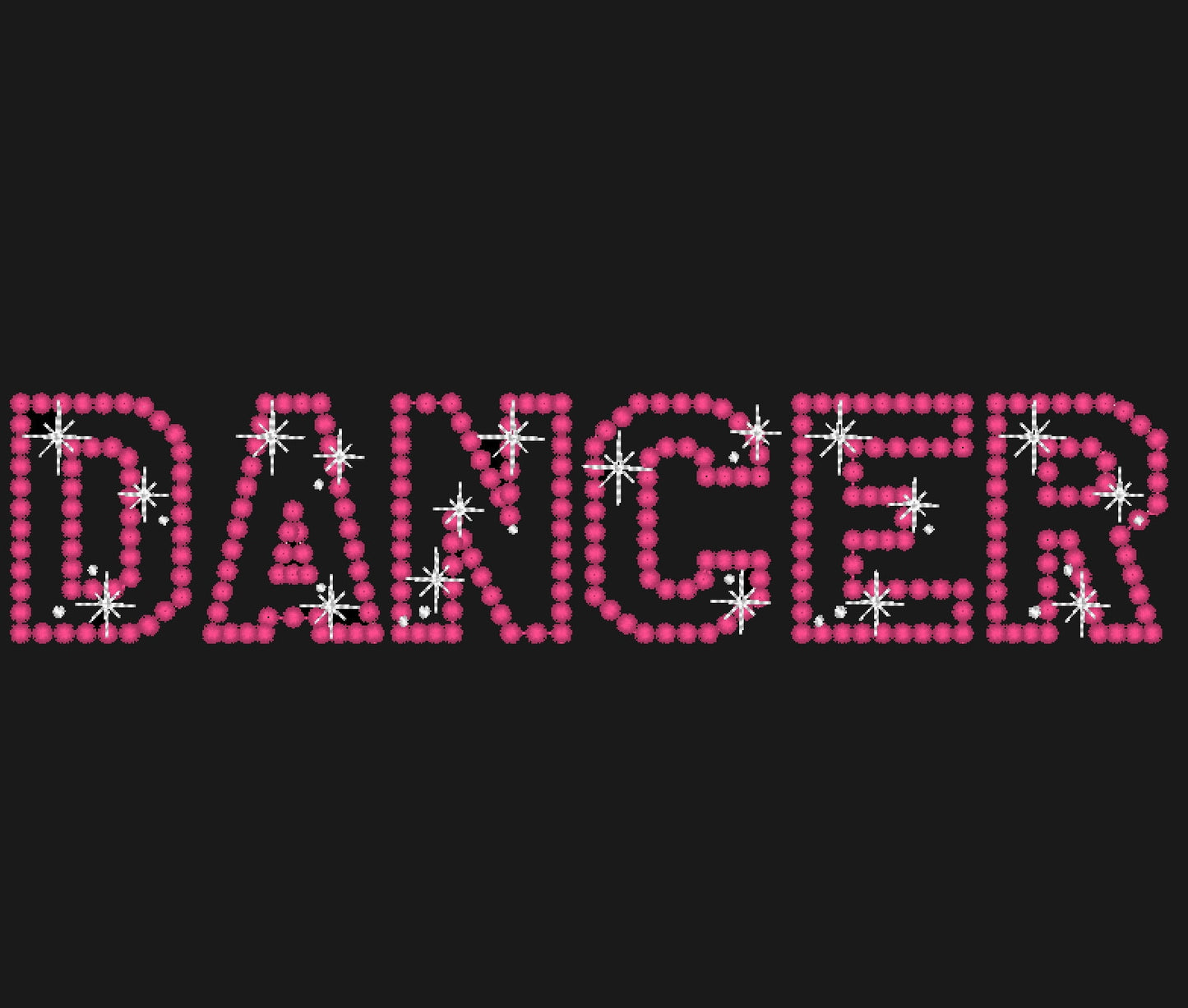 Sparkling Dancer Sport Font Applique